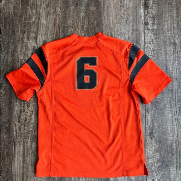 Nike Replica Football Jersey Oregon State Beavers Orange/Black Youth Size Large - Picture 7 of 7